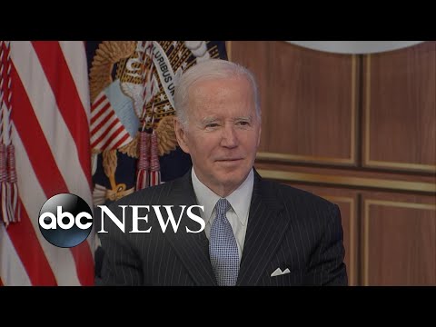 Biden meets with industry and labor leaders l ABC News