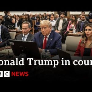 Donald Trump in court for second day of civil fraud trial – BBC News